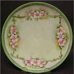 ANTIQUE HAND PAINTED PLATE - SILESIA  #1766552