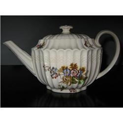 Copeland Spode Floral basket weave Tea Pot! #1766684