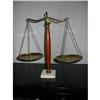 Image 1 : Italian brass,marble&wood scale! #1766685