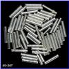 Image 1 : 3000 VINT SILVER LINED GLASS TUBE BEADS 15mm #1766833