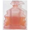 Pink Satin Art Deco Stepped Perfume Bottle #1766915