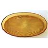 Image 1 : Amber Depression Glass Vanity Tray #1767084