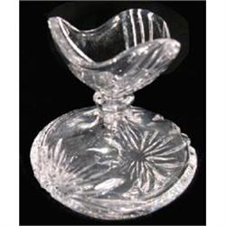 Cut Crystal Etched Perfume Decanter #1767104