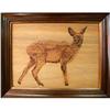 Image 1 : "Deer at Attention" by Unknown - Woodburning #1779499