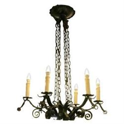 Iron Chandelier, Western Stylings-modern light #1779743