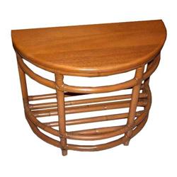 Rattan End Table (modern, tropical, mid century#1779761