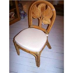 vintage rattan chair-midcentury furniture #1779767