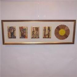 Large Tile Frieze, enamel on copper (modern) #1779771