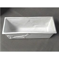 Roseville White Console Bowl 378-9 #1779875