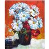 Image 1 : ORIG OIL PAINTING STILL LIFE DAISIES #1779897