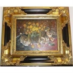 Oil Painting Of Baby Cats  #1779923