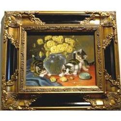 Oil Painting Of Baby Cats  #1779924