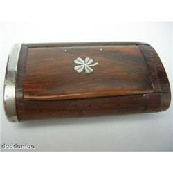 Silver Inlaid Snuff Box (c1880) #1779943