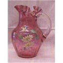 Cranberry Fenton Pitcher #1780052