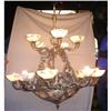 Fifteen tulips alabaster chandelier #1780238