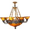 Ten tulips alabaster stone chandelier #1780241