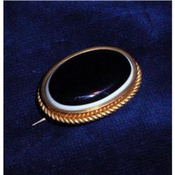 14 kt gold pin from around 1900. #1780343