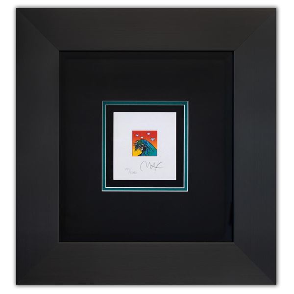 Peter Max- Original Lithograph "The Great Wave with Doves (Mini)"