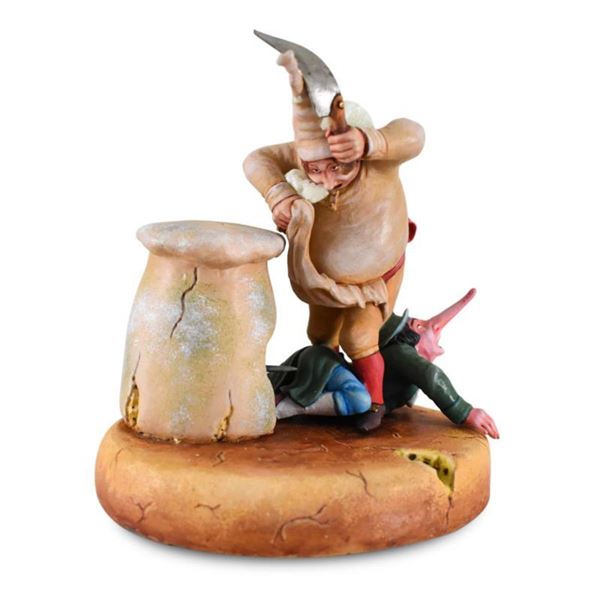 Mihail Chemiakin, "Cook and Krysonok-Thief" Limited Edition Hand Casted, Hand Painted Figurine from 