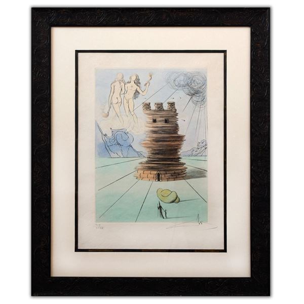 Salvador Dali- Original Lithograph "Simon (From Twelve Tribes of Israel Suite)"