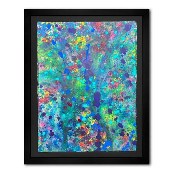 Wyland, "Coral Colors 41" Framed Original Watercolor Painting, Hand Signed with Letter of Authentici