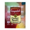 Image 1 : Steve Kaufman (1960-2010) "Campbells Soup Can (Chicken Noodle)" Hand Signed HC Edition Hand Pulled s