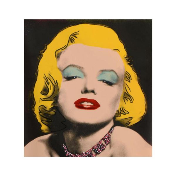 Steve Kaufman (1960-2010) "Marilyn Seduction" One-of-a-Kind Mixed Media on Canvas, Hand Signed Inver