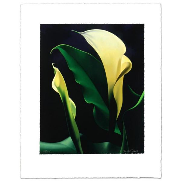 "Calla Lily" Limited Edition Giclee by Brian Davis, Numbered and Hand Signed with Certificate of Aut