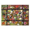 Image 1 : George Marlowe, "Side Window" Hand Signed Original Acrylic Painting on Canvas with Letter of Authent