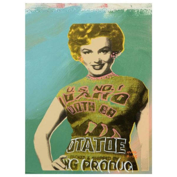 Ringo, (Protege of Andy Warhol's Apprentice, Steve Kaufman), "See My Potato Sack" One-of-a-Kind Mixe