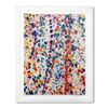 Image 1 : Wyland, "Abstract 63 " Framed Original Watercolor Painting, Hand Signed with Letter of Authenticity.