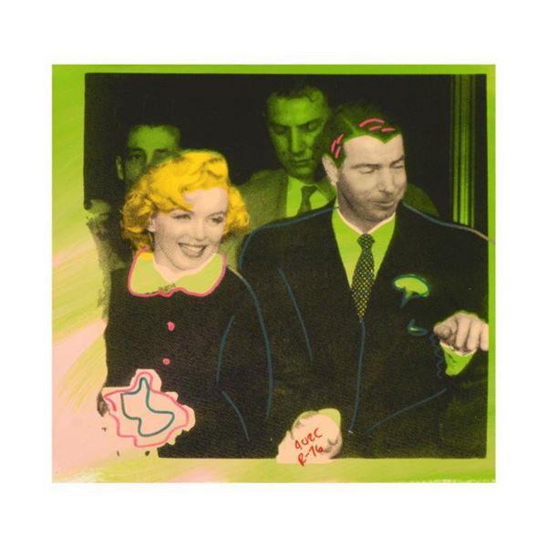 Ringo Daniel Funes, (Protege of Andy Warhol's Apprentice, Steve Kaufman), "Mr. and Mrs. DiMaggio" On