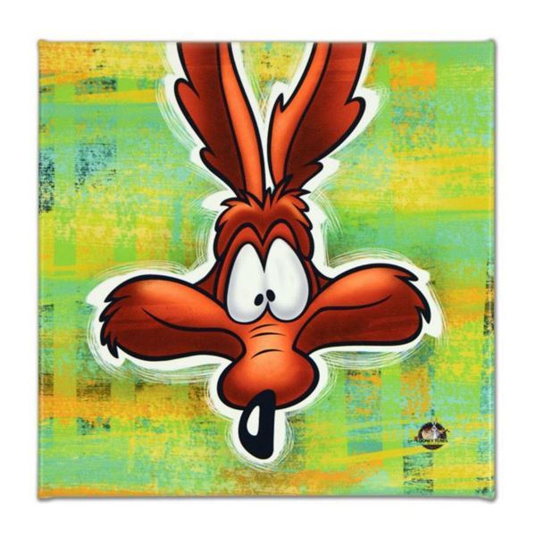 Looney Tunes, "Wile E. Coyote" Numbered Limited Edition on Canvas with COA. This piece comes Gallery