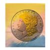 Image 1 : Steve Kaufman (1960-2010) "1881 Coin" Hand Signed and Numbered Limited Edition Hand Pulled silkscree