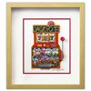 Image 1 : Charles Fazzino- 3D Construction Silkscreen Serigraph "Slots of Fun"