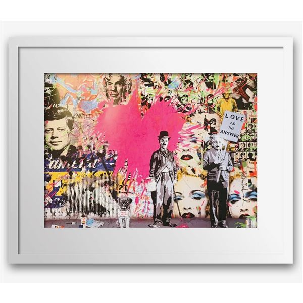 Mr. Brainwash- Original Offset Lithograph on Paper "Juxtapose"