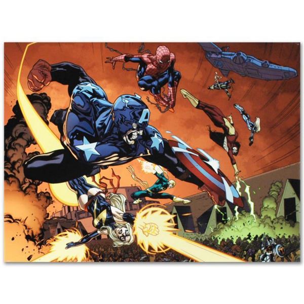 Marvel Comics "New Avengers #59" Numbered Limited Edition Giclee on Canvas by Stuart Immonen with CO