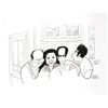 Image 1 : Al Hirschfeld- Original Lithograph on Paper "Seinfeld Finale"