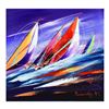 Image 1 : Natalia Sinkovsky, Hand Signed Original Acrylic Painting on Canvas with Letter Authenticity.