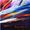 Image 2 : Natalia Sinkovsky, Hand Signed Original Acrylic Painting on Canvas with Letter Authenticity.