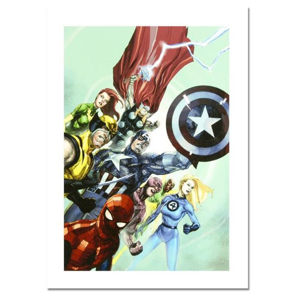 Marvel Comics, "Secret Invasion #1" Numbered Limited Edition Canvas by Leinil Francis Yu with Certif