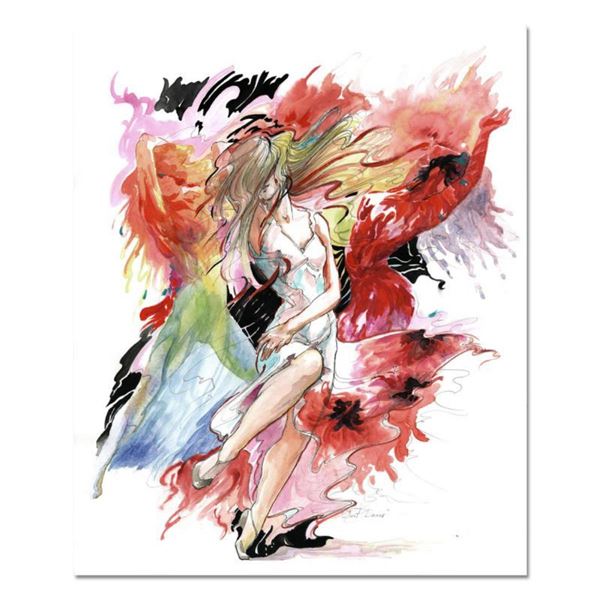 Lena Sotskova, "Just Dance" Mixed Media Original Painting, Hand Signed and with COA.