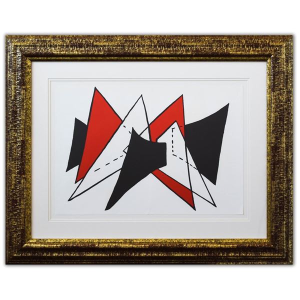 Alexander Calder- Lithograph "DLM141 - Triangles rouges"