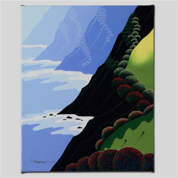 "Emerald Cliffs" Limited Edition Giclee on Canvas by Larissa Holt, Numbered and Signed. This piece c