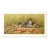 Image 1 : Larry Fanning (1938-2014), "End Of Summer - Gray Wolves" Limited Edition Lithograph, Numbered and Ha
