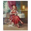 Image 1 : Taras Sidan- Original Giclee on Canvas "Juliette"