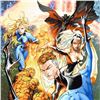 Image 2 : Marvel Comics, "Fantastic Four #548" Numbered Limited Edition Canvas by Michael Turner (1971-2008) w