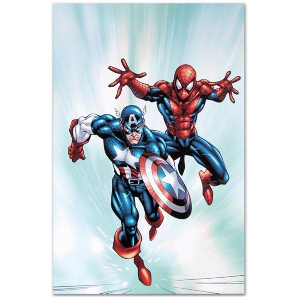 Marvel Comics "Marvel Age Team Up #2" Numbered Limited Edition Giclee on Canvas by Randy Green with 