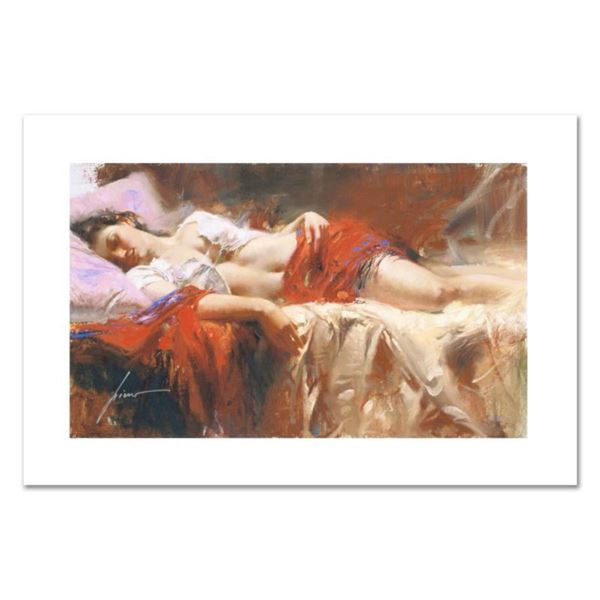 Pino (1931-2010),  Restful  Limited Edition on Canvas, Numbered and Hand Signed with Certificate of 