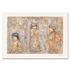 Image 1 : "Music in the Garden" Limited Edition Serigraph by Edna Hibel (1917-2014), Numbered and Hand Signed 